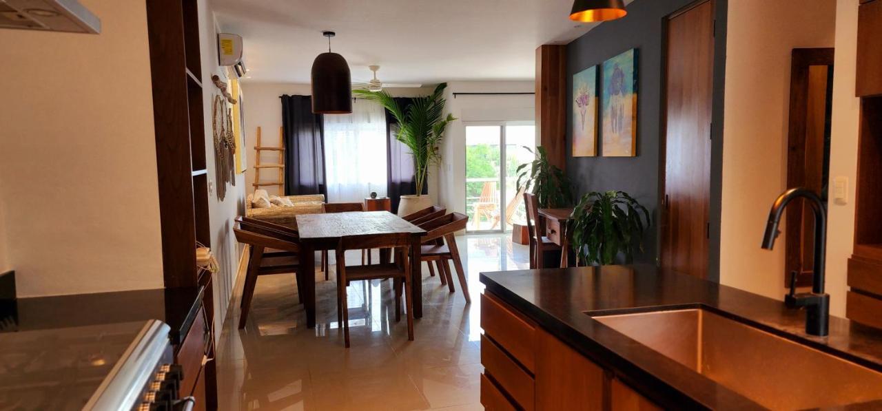 Kin Tulum Apartamento Deluxe - Aldea Zama Lägenhet Exteriör bild
