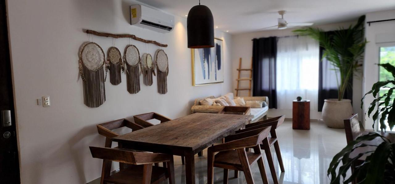 Kin Tulum Apartamento Deluxe - Aldea Zama Lägenhet Exteriör bild